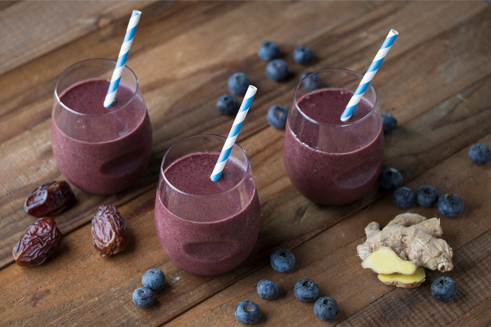 Blueberry Spinach Ginger Date