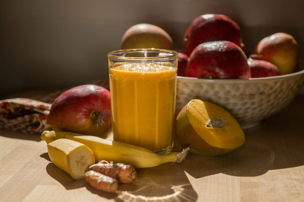 Banana Mango Turmeric Smoothie
