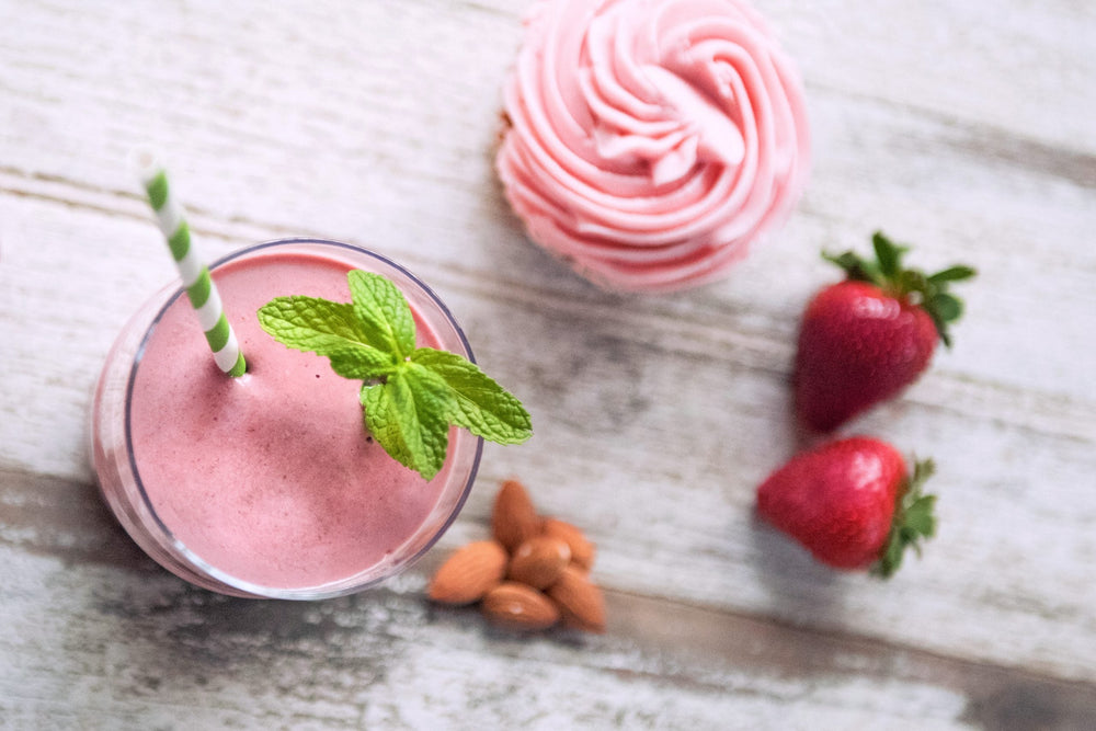 Strawberry Almond Dessert Smoothie