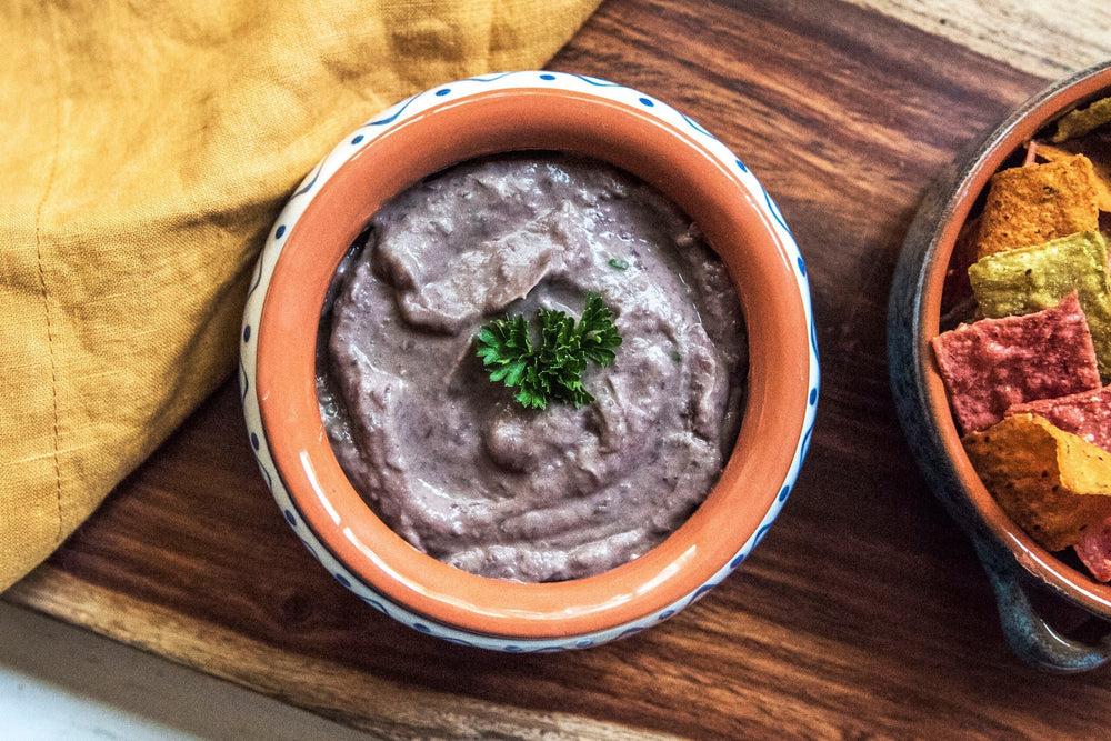 Thick and Rich Vegan Black Bean Dip