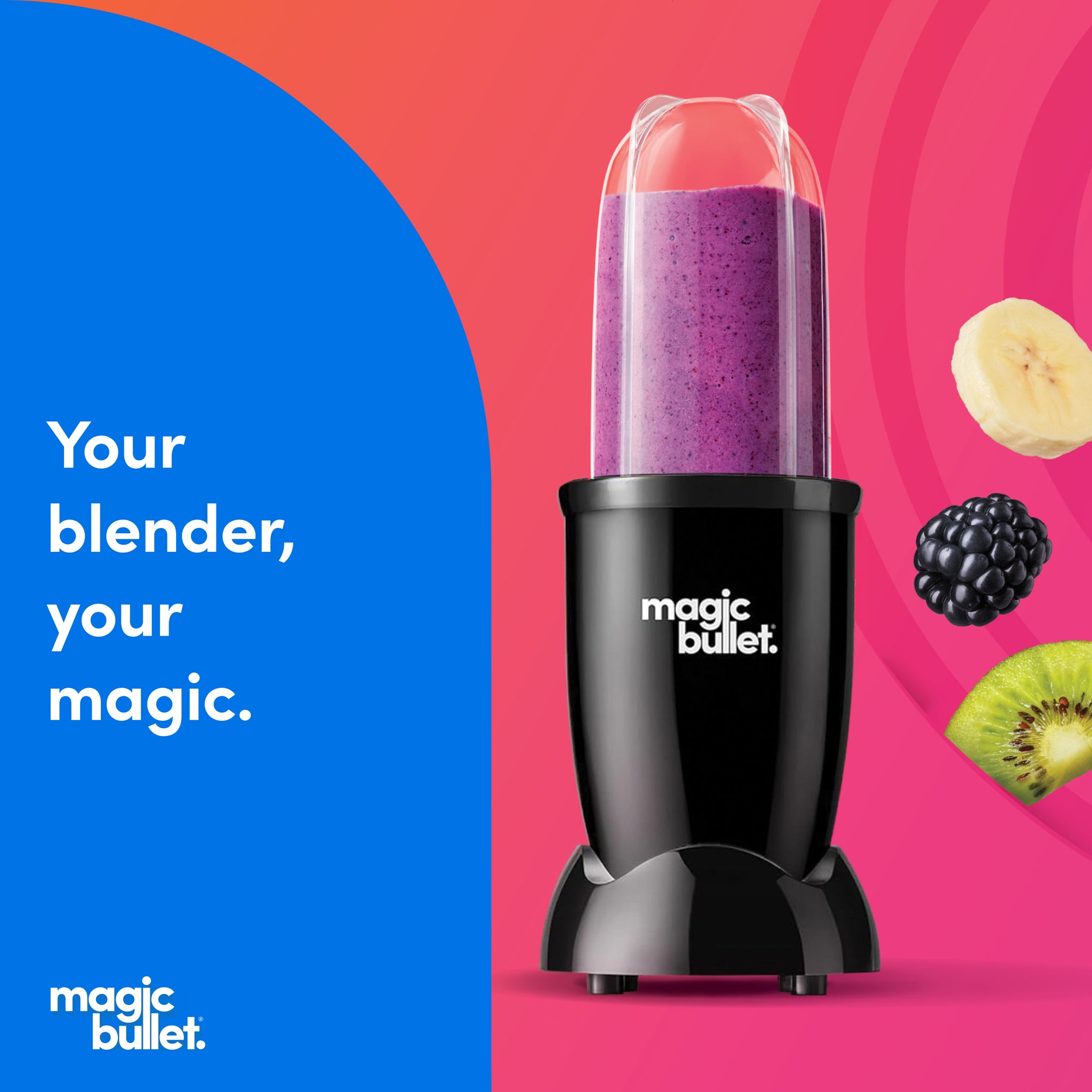 magic bullet Deluxe 6-Piece Set - Black