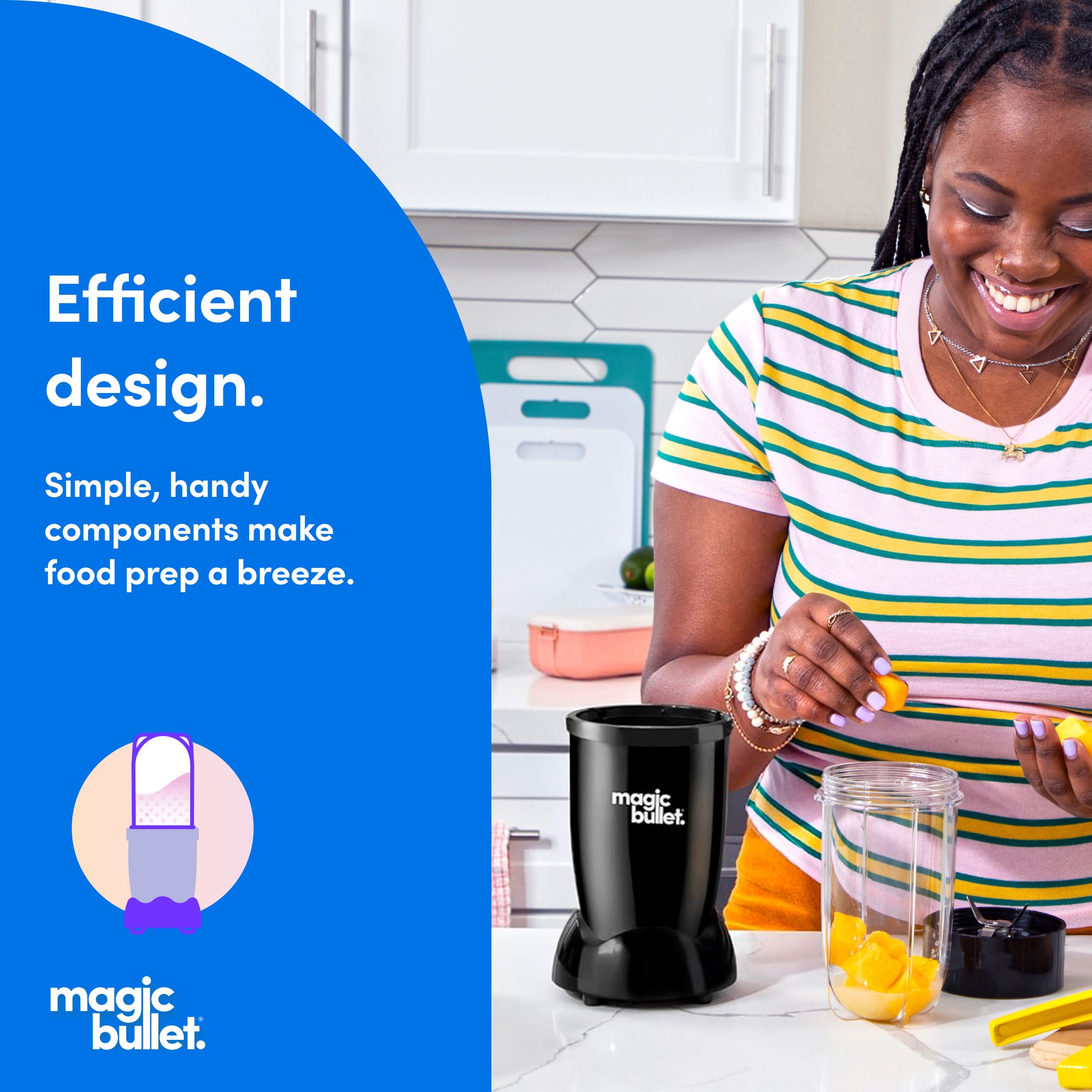 magic bullet Deluxe 6-Piece Set - Black