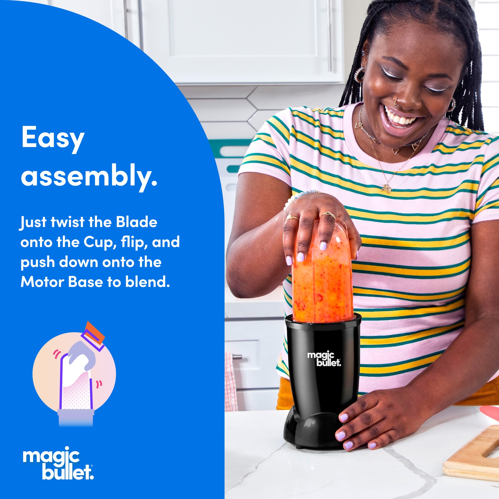 magic bullet Deluxe 6-Piece Set - Black