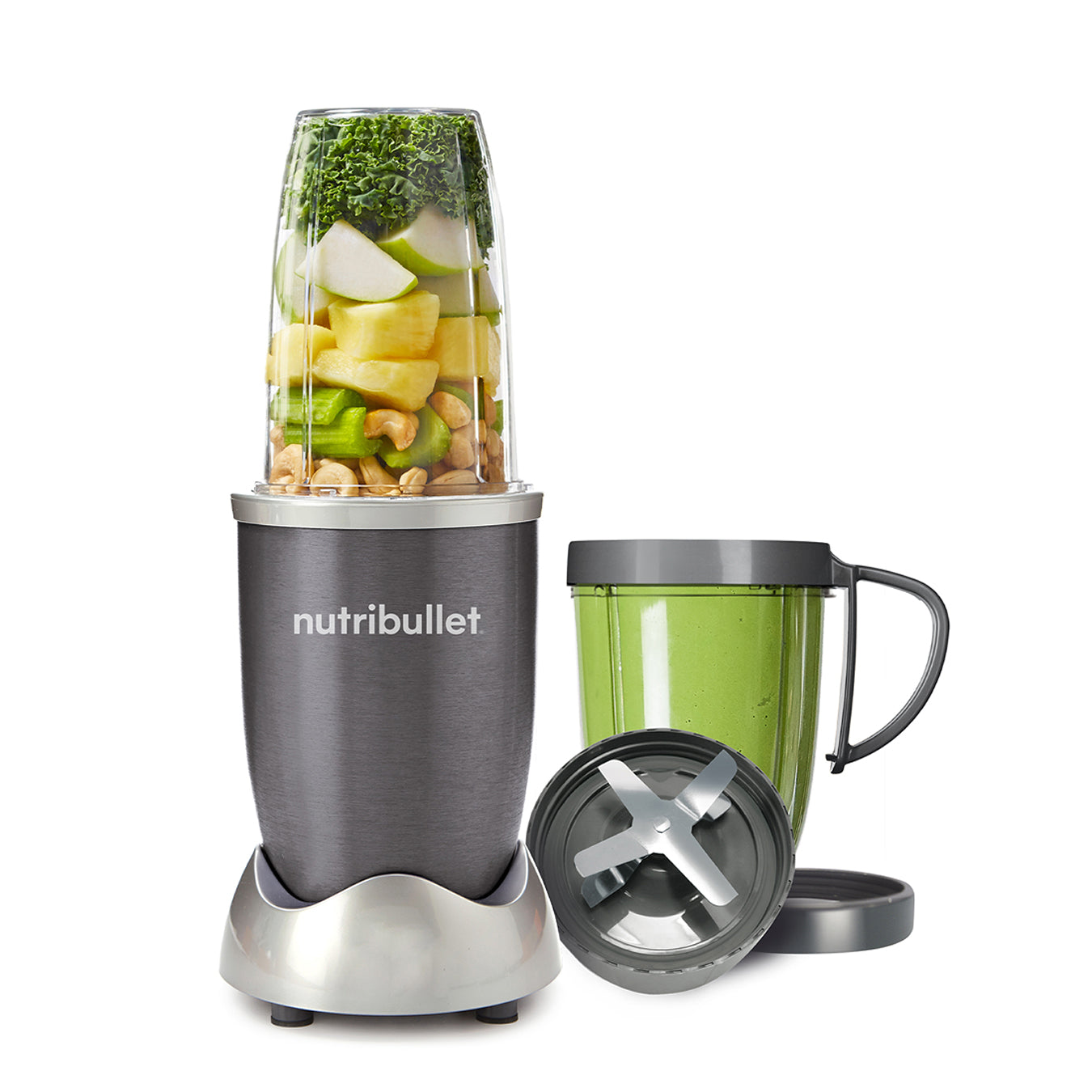 nutribullet 600 Series Deluxe 6-piece Kit - Graphite (Outlet)