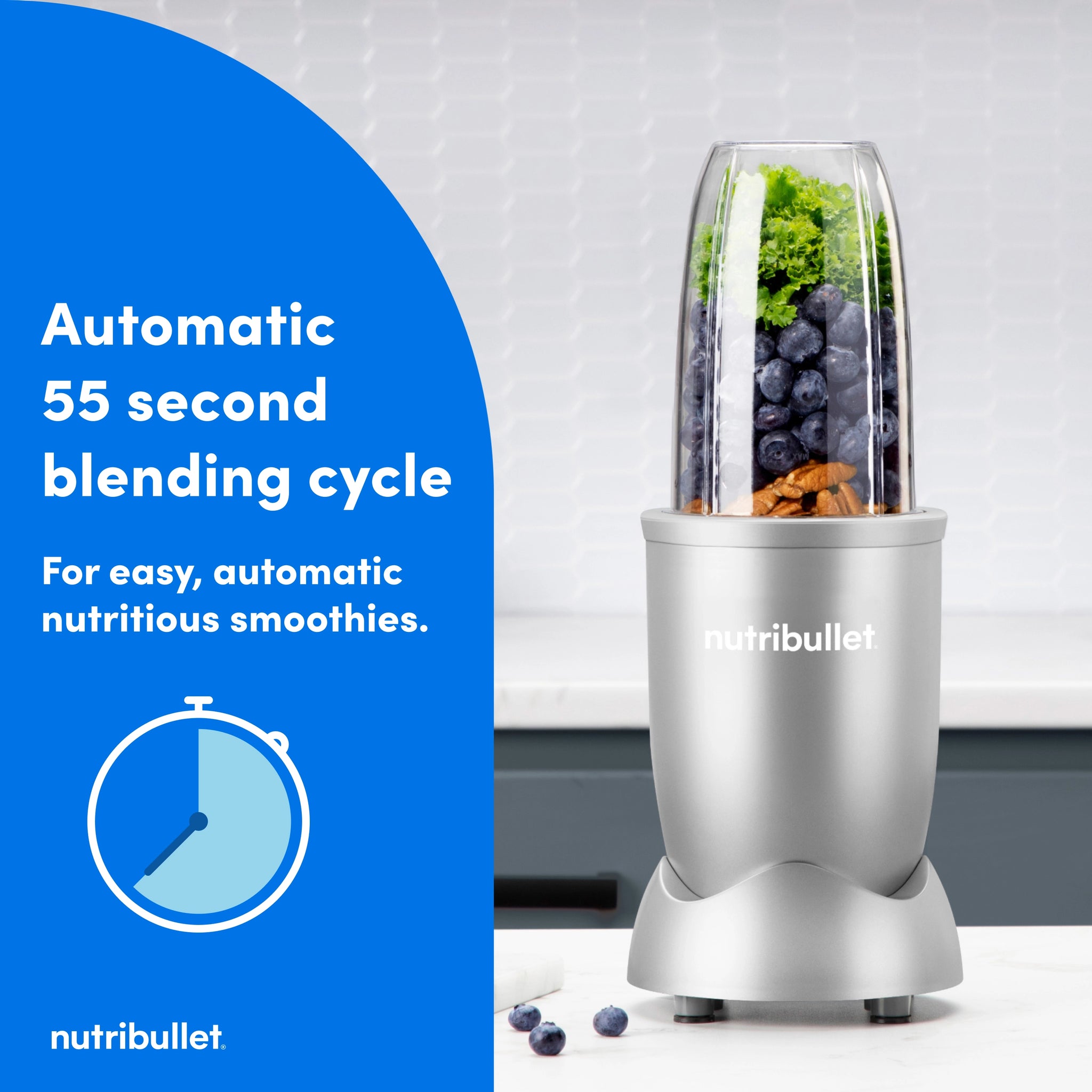 nutribullet 700 Series Deluxe - Platinum Silver