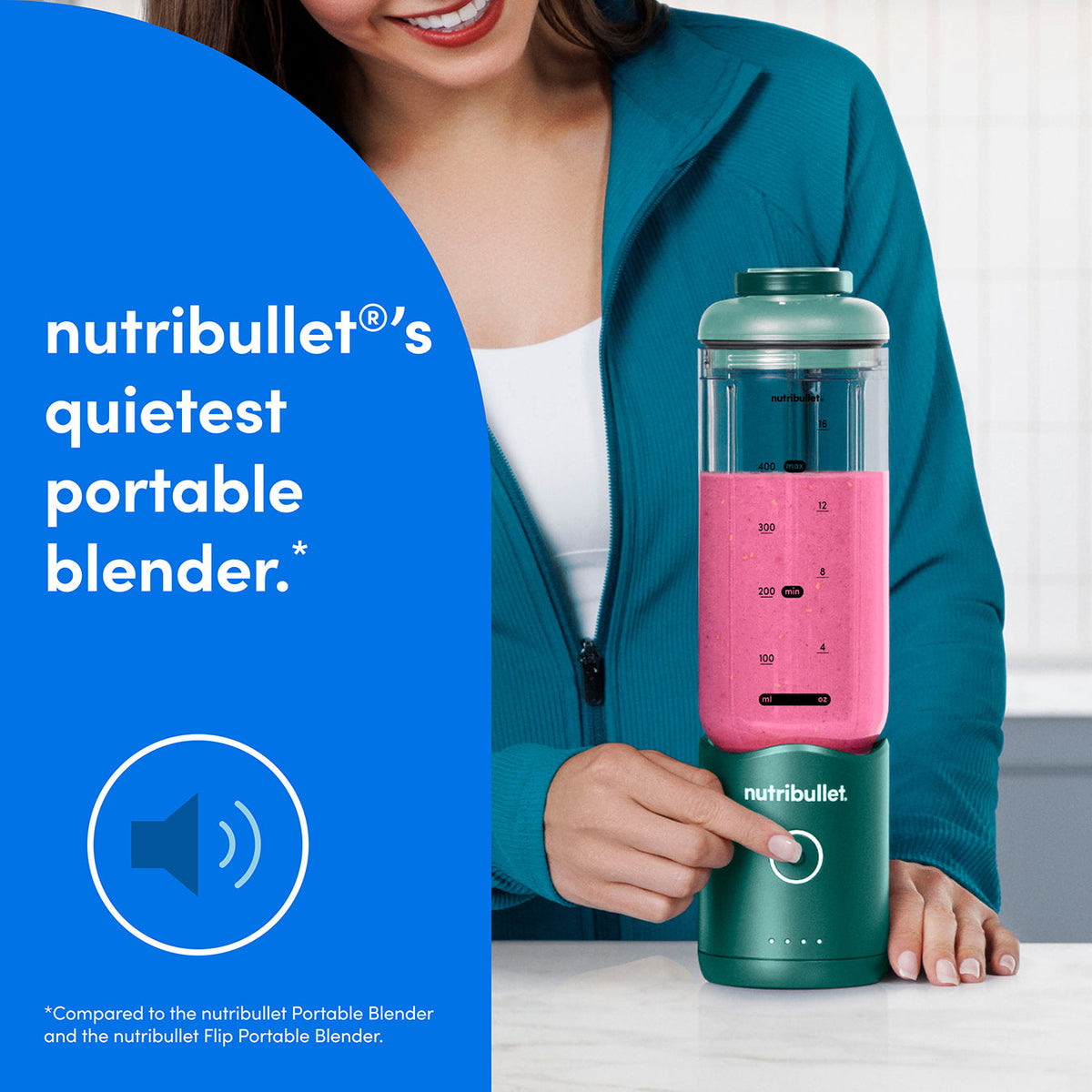 nutribullet Flex Portable Blender - Forest Green (Outlet)