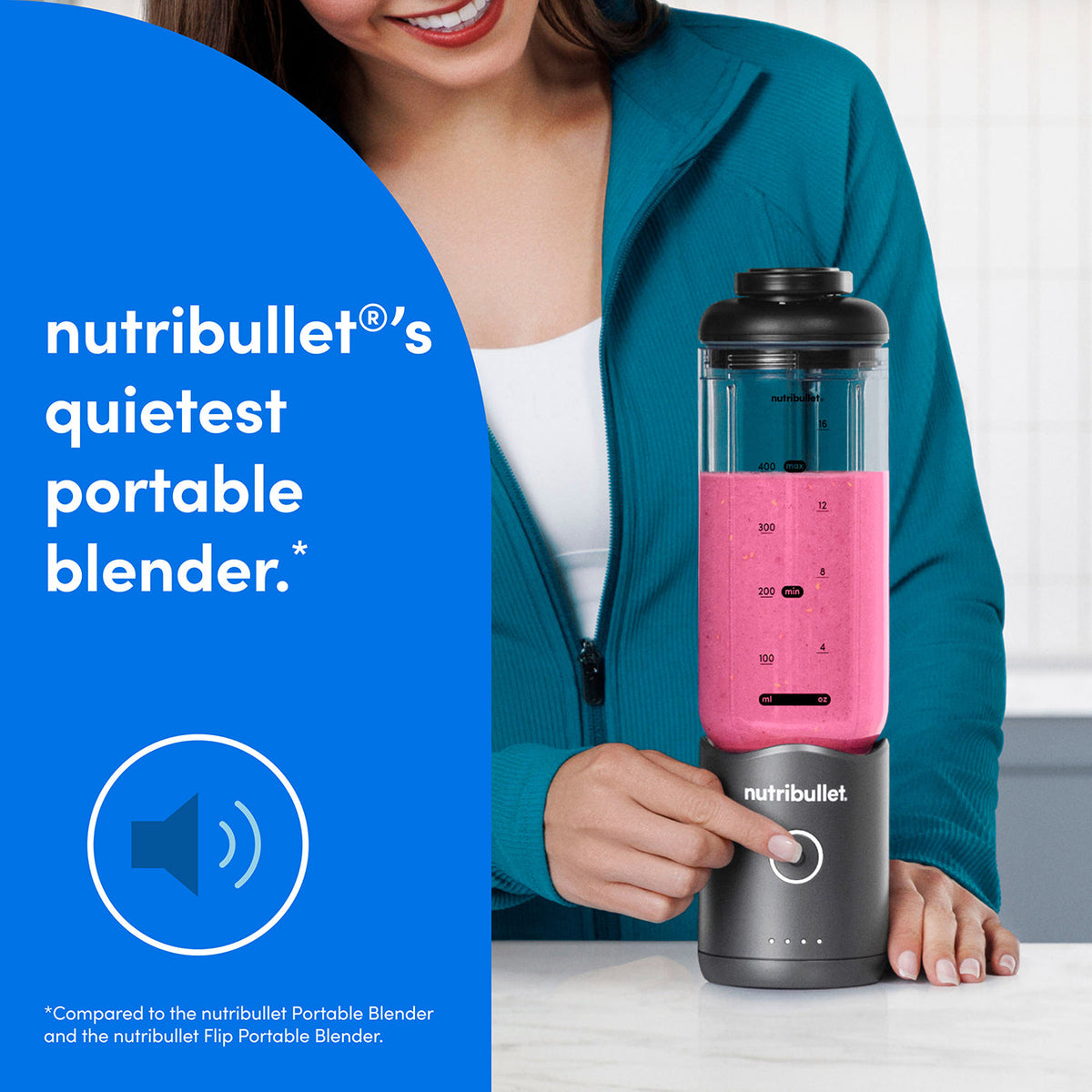 nutribullet Flex Portable Blender - Grey (Outlet)