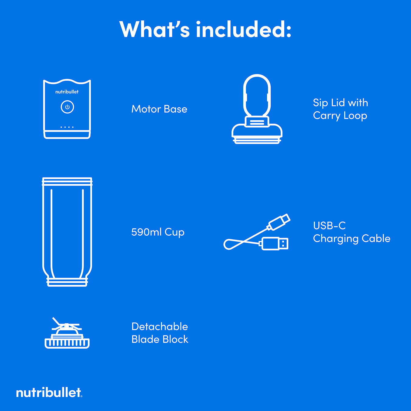 nutribullet Flex Portable Blender - Grey (Outlet)