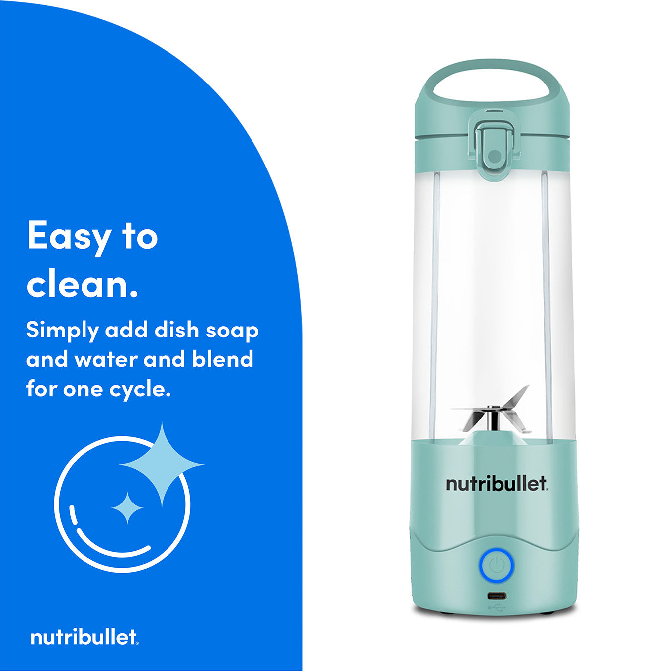 nutribullet Portable Blender - Light Blue
