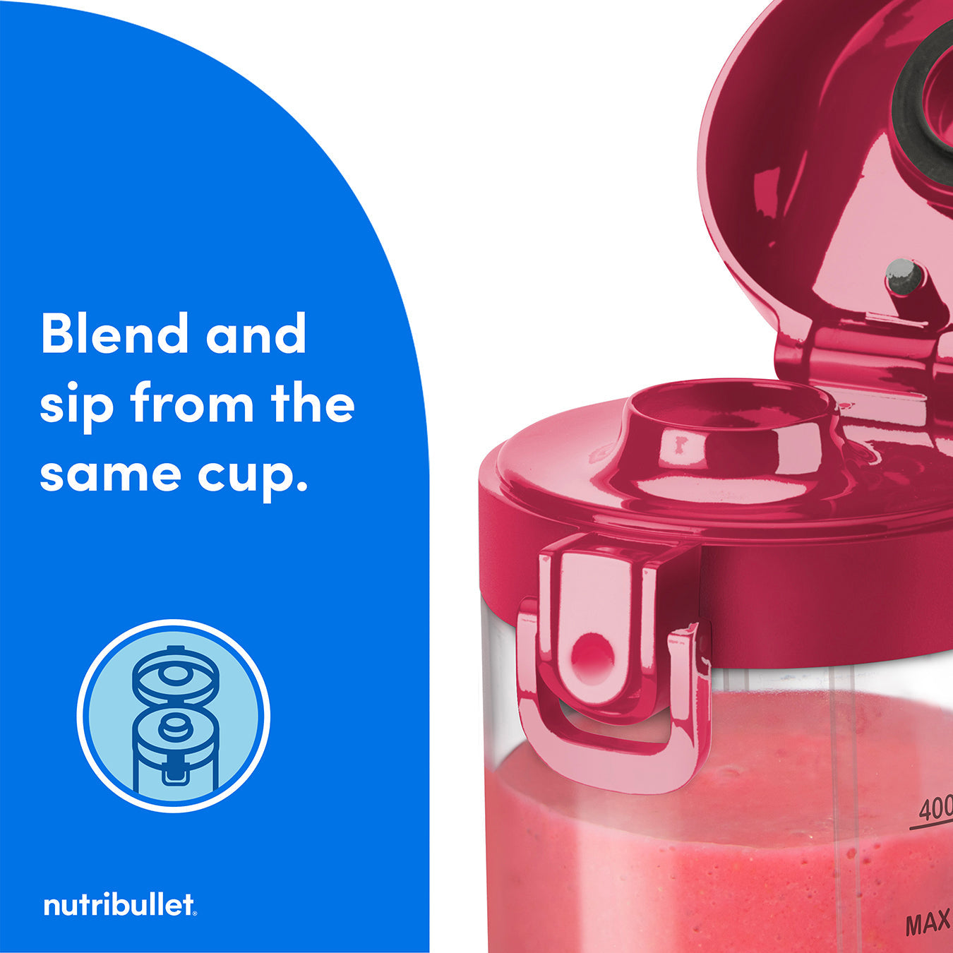 nutribullet Portable - Yours and Theirs Portable Blenders - Black & Magenta