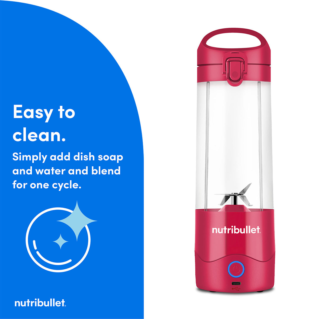 nutribullet Portable Blender - Magenta
