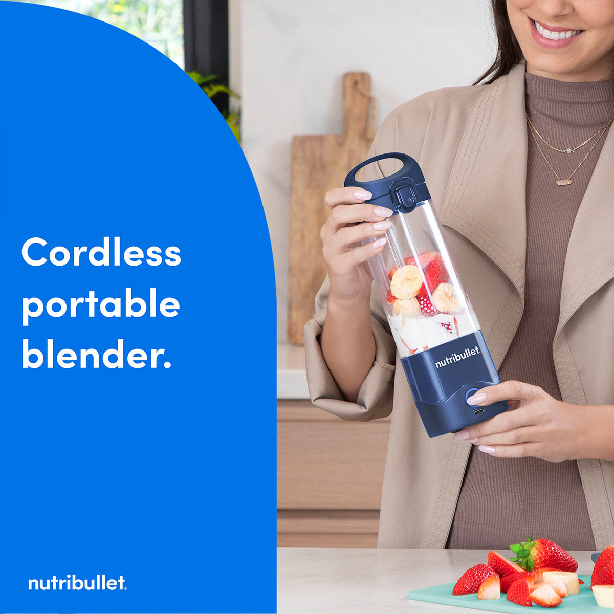 nutribullet Portable Blender - Navy Blue
