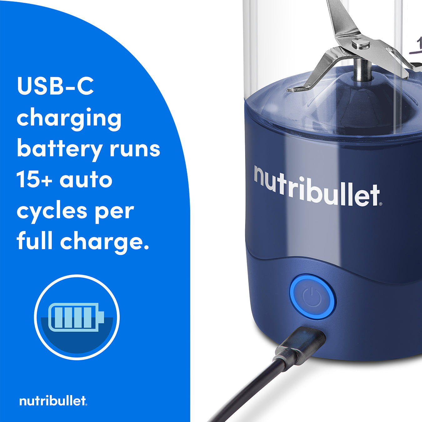 nutribullet Portable Blender - Navy Blue