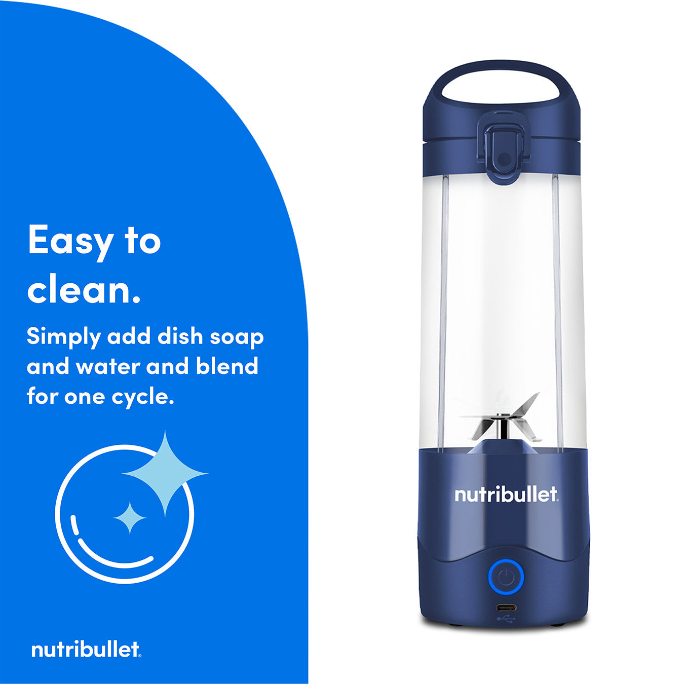 nutribullet Portable Blender - Navy Blue