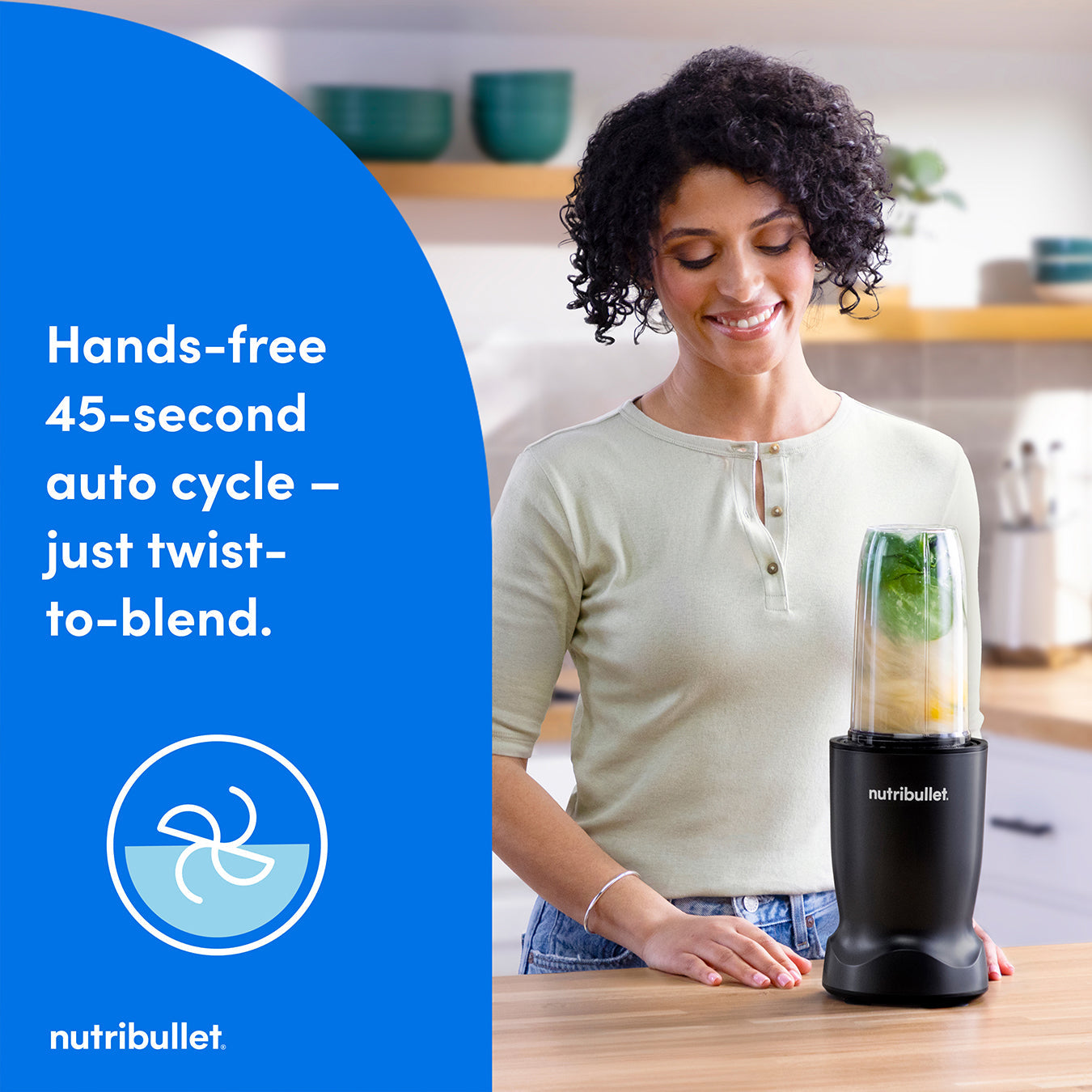 nutribullet Turbo 1000W - Matte Black (Outlet)