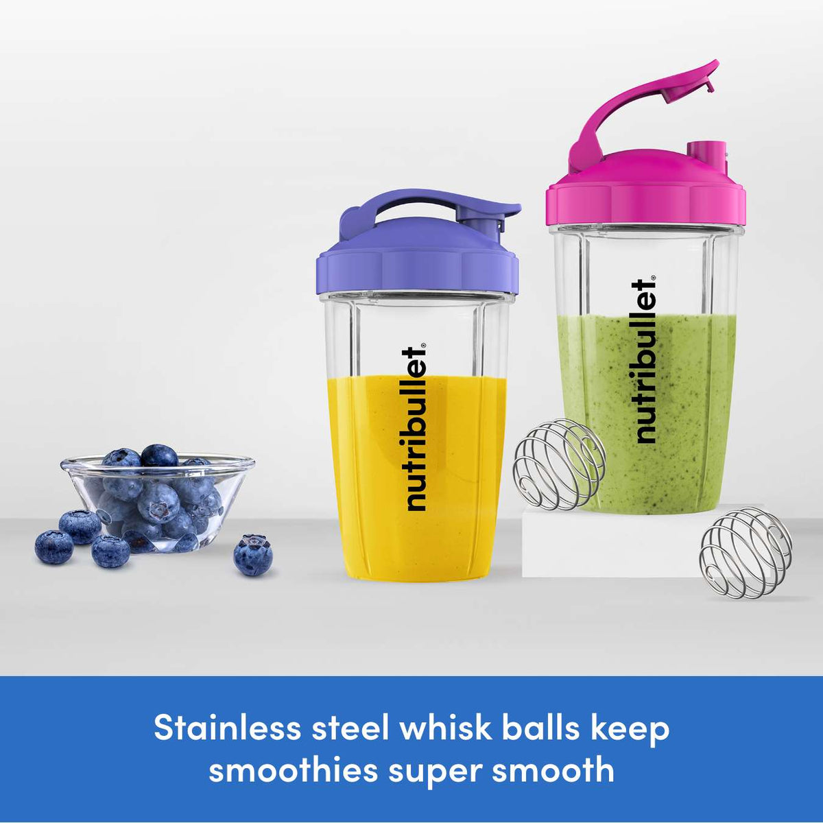 nutribullet Smoothie To-Go Cups – Pink & Purple (Outlet)