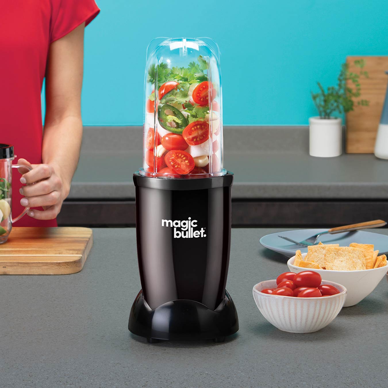 magic bullet Deluxe 6-Piece Set - Black (Outlet)