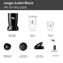 magic bullet Deluxe 6-Piece Set - Black (Outlet)
