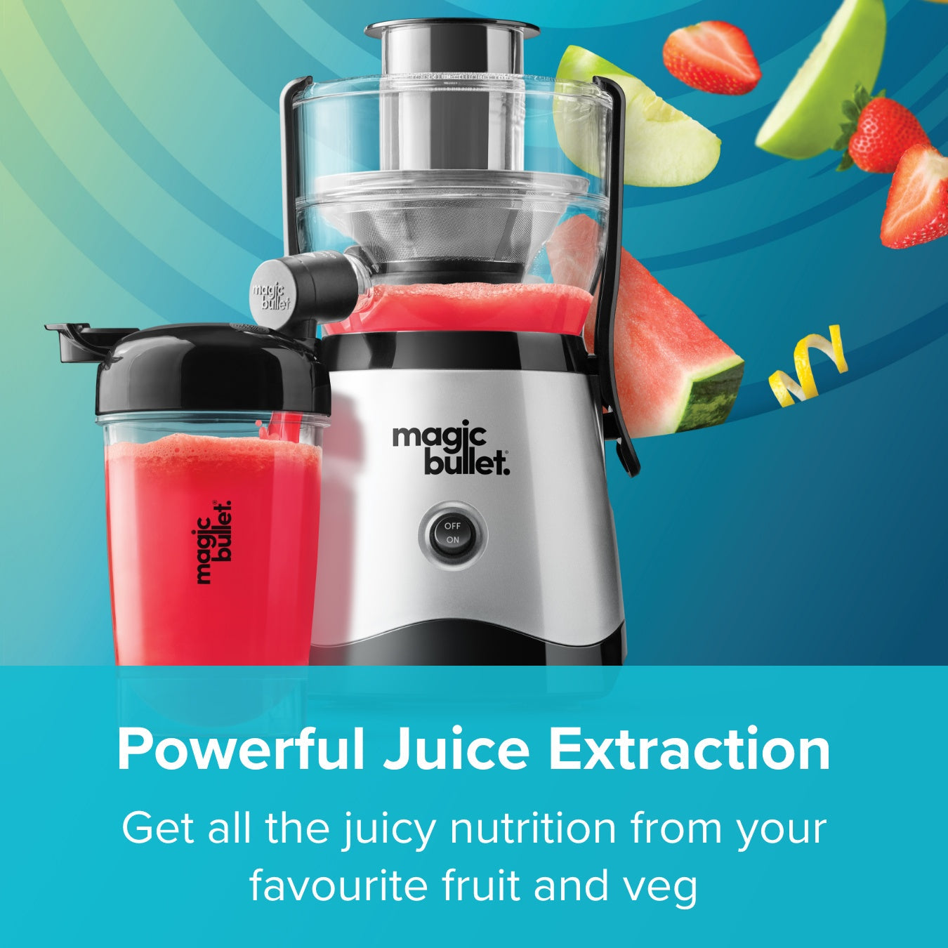 magic bullet Juicer 400W - Silver (Outlet)
