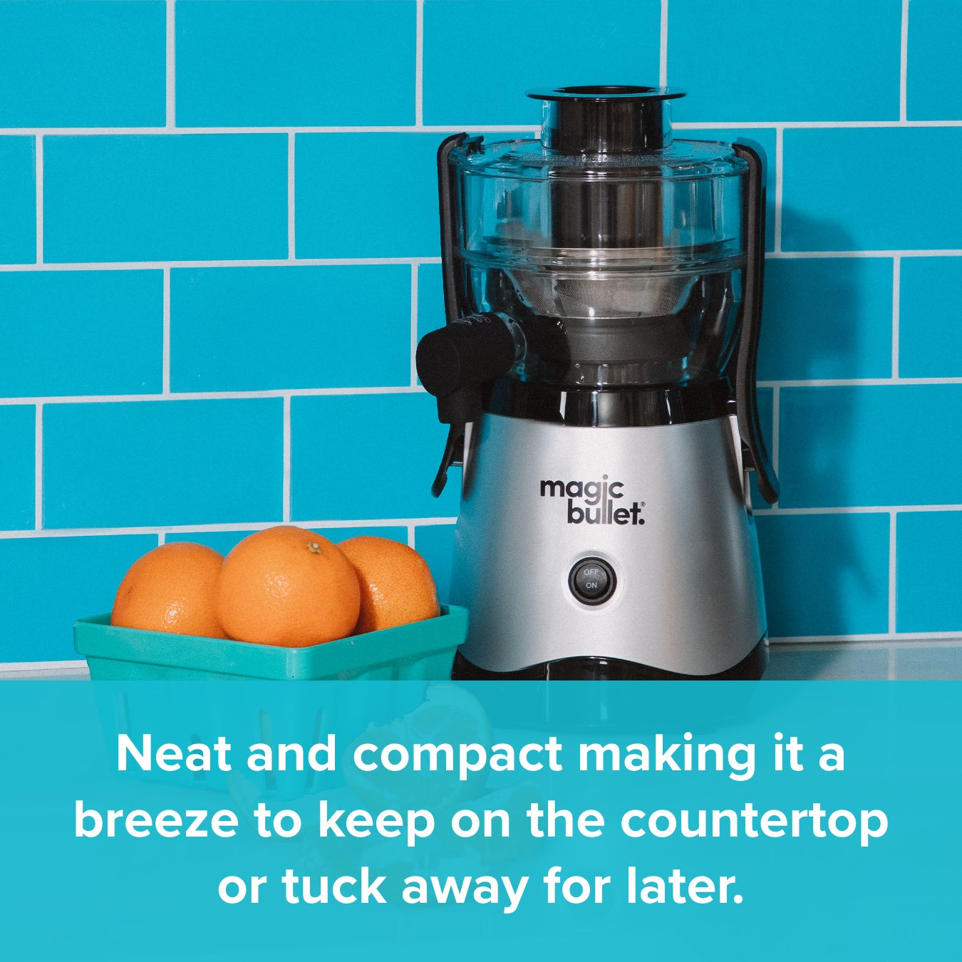 magic bullet Juicer 400W - Silver (Outlet)