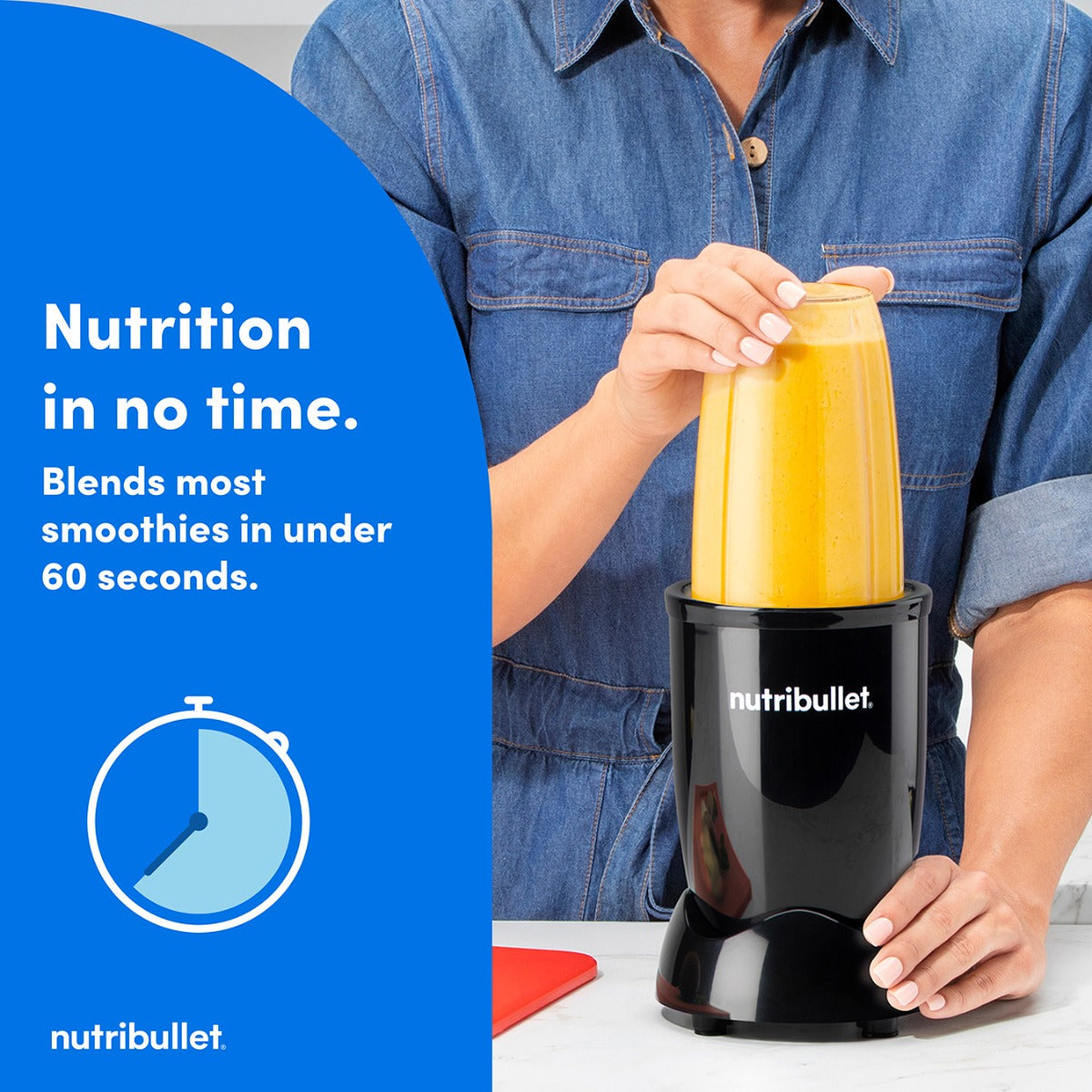 nutribullet 600 Series Deluxe 6-Piece Kit- Black (Outlet)