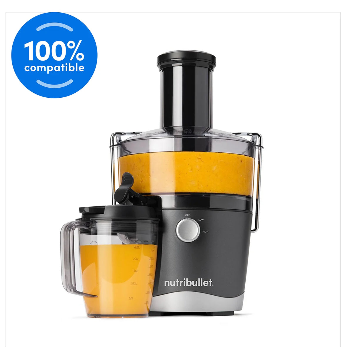 nutribullet Juicer Pulp Basin (1.5L) - 3" Chute Accessory