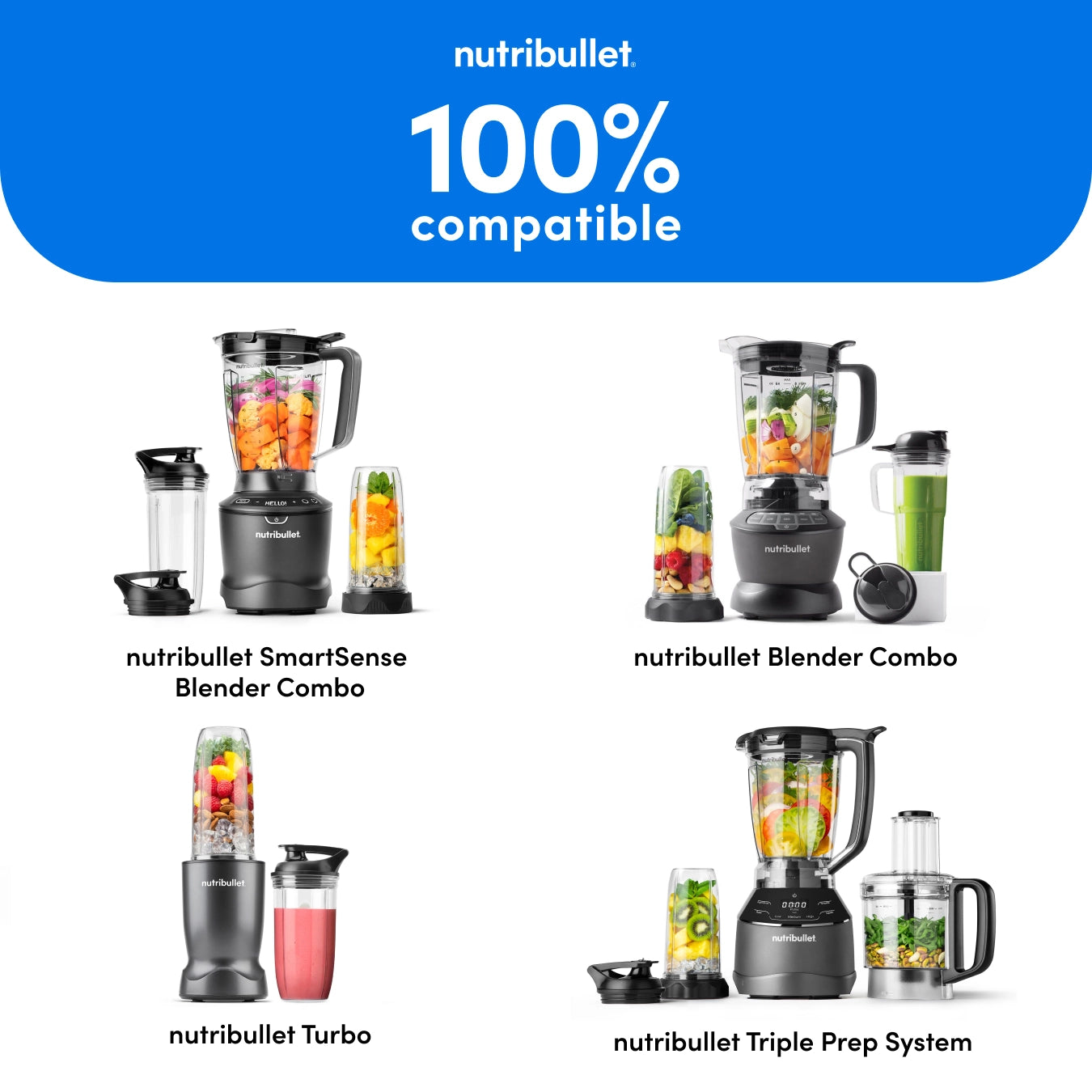 nutribullet 700ml Cup with Flip Top To-Go Lid
