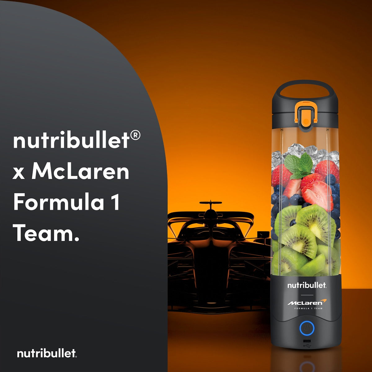 nutribullet x McLaren F1 Team Portable Blender - Grey (Outlet)