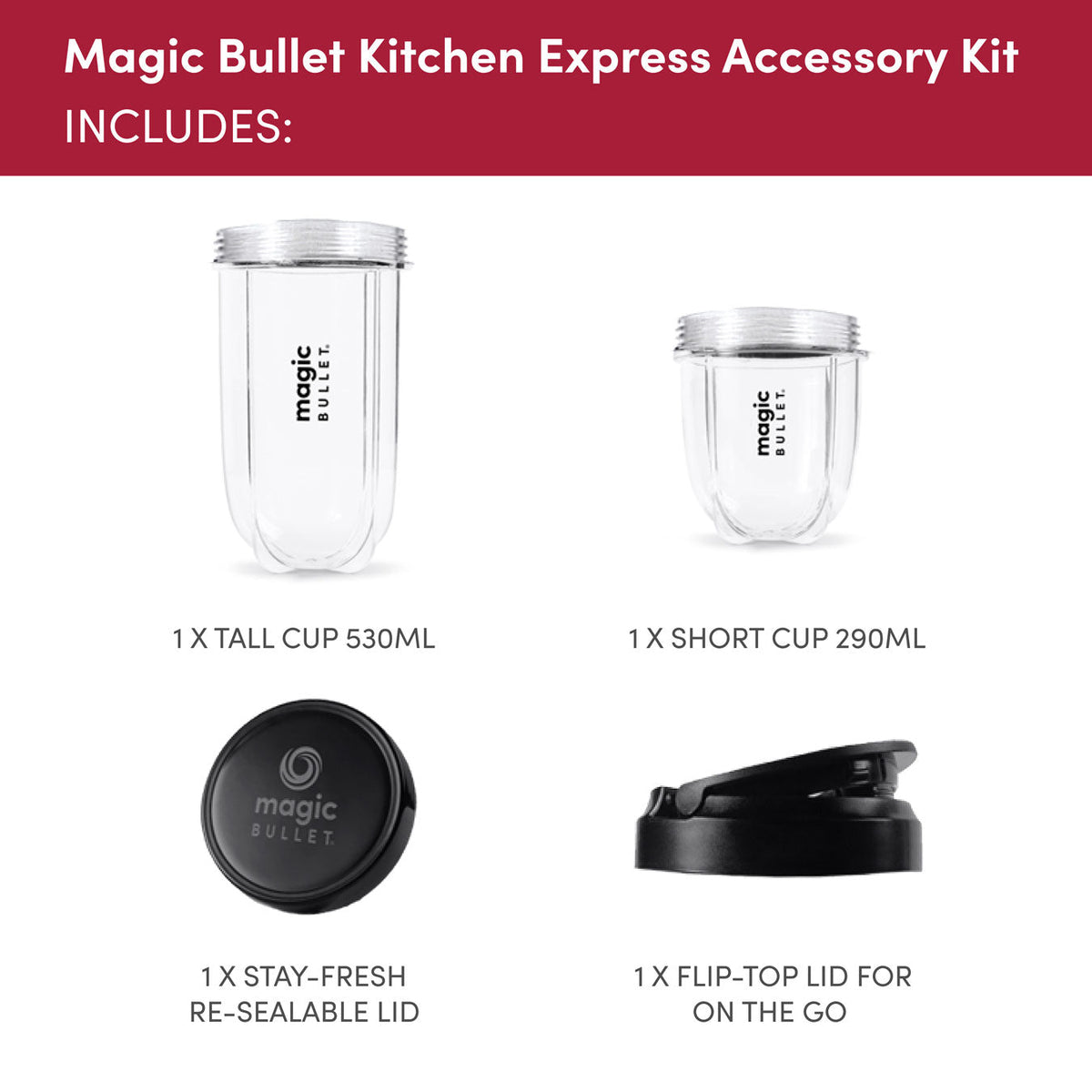 magic bullet Kitchen Express Blend Accessory Kit (Outlet)