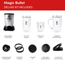 magic bullet Deluxe 10-Piece Set - Silver (Outlet)
