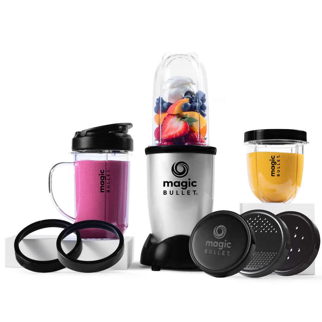 magic bullet Deluxe 10-Piece Set - Silver